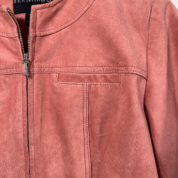 Bernardo Women's Pink Suede Jacket Women's Small - Picture 6 of 10